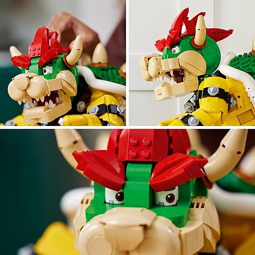 Miniatura 3 de LEGO Super Mario The Mighty Bowser 71411 - Juego de juguetes de construcción regalo coleccionable para fanáticos adultos 2807 piezas