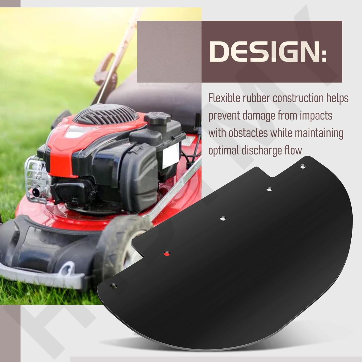 02973600 Rubber Discharge Chute Compatible with Ar-iens Zoom XL Gr-avely ZT XL 54 48 42 2548 2448 2042 1842