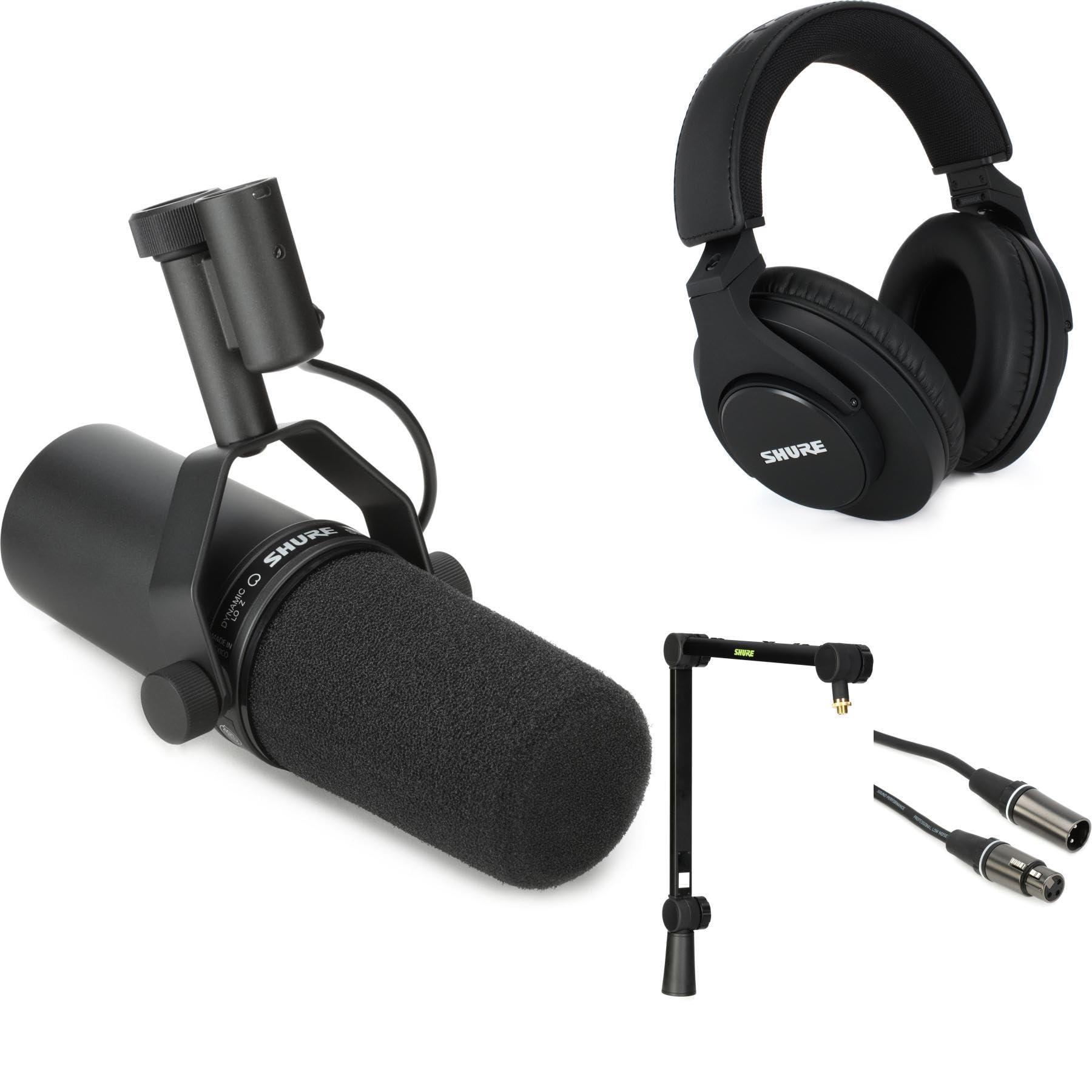 Amazon.com: Shure SM7B Dynamic Microphone with Boom Arm and