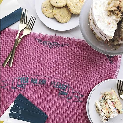 Miniatura 4 de A Maker's Studio - Hoja de plantilla de malla adhesiva reutilizable, ideal para manualidades y manualidades, adecuada para pinturas y tintas,