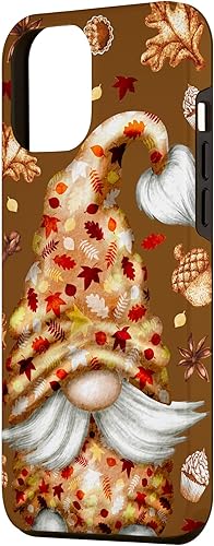 Miniatura 2 de iPhone 13 Pro Max Hello Autumn Fall Gnomo para mujer, funda colorida de Acción de Gracias
