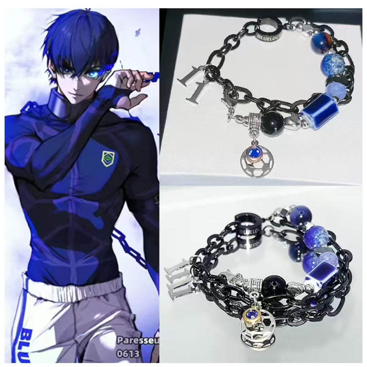 Amazon.co.jp: ブルーロック 潔世一 ブレスレット 印象風 グッズ