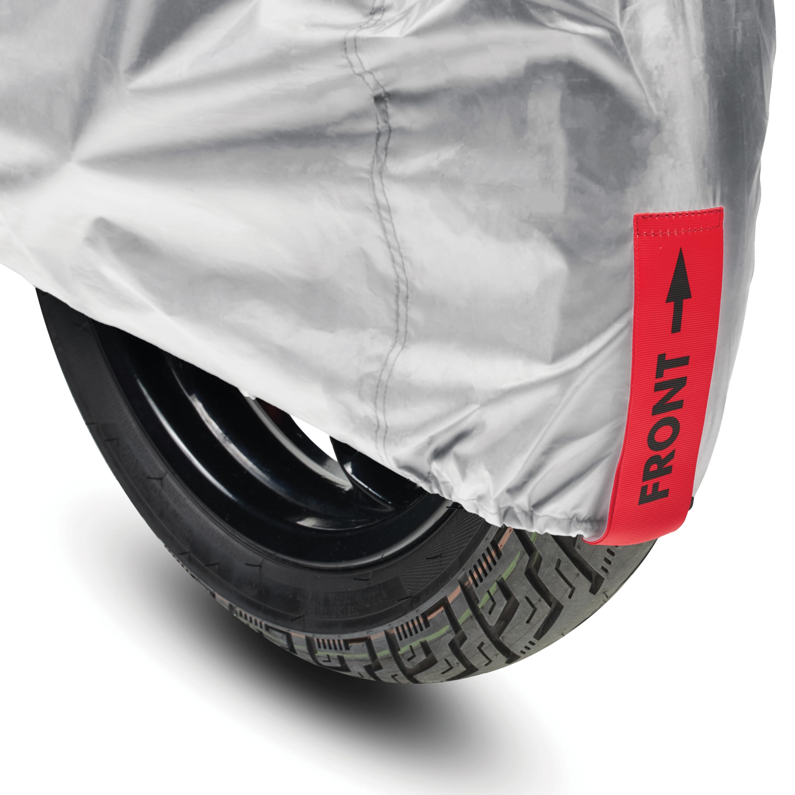 telo coprimoto da intemperie Easy. Telo copri scooter Tg. M, protezione moto e motorini con parabrezza e bauletto. Copriscooter impermeabile 204 x 90 x 163 cm. Telo scooter impermeabile esterno.