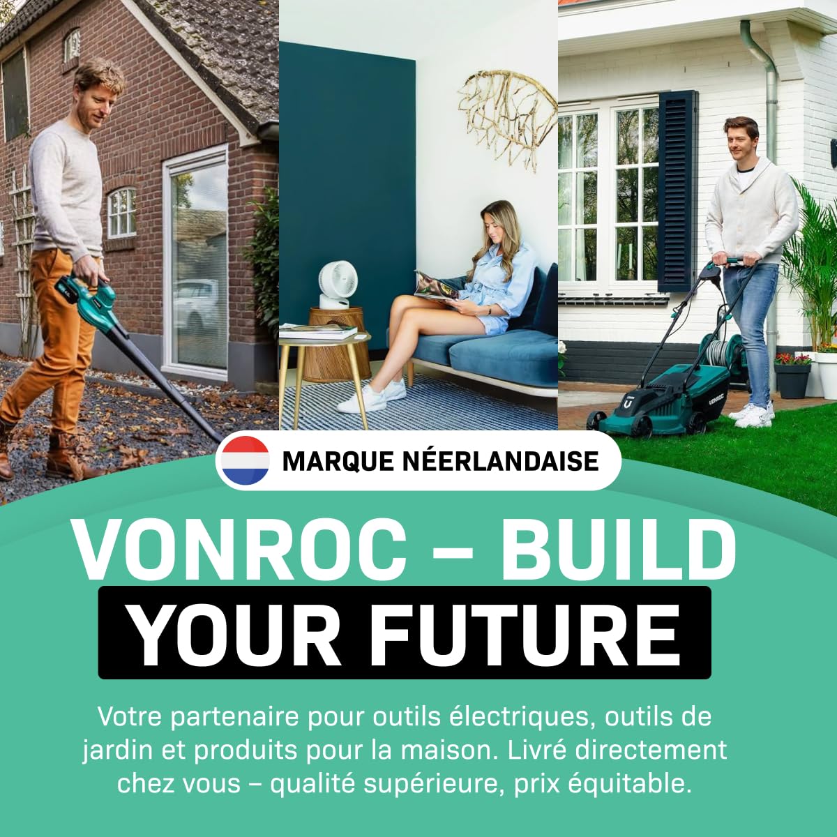 VONROC Chauffage Électrique 1000W - Panneau Verre Noir- Wi-Fi & Manuel - LED, Thermostat, Minuterie, Sécurité Enfants - Silencieux, Convecteur Design pour Pièces jusqu’à 12m²