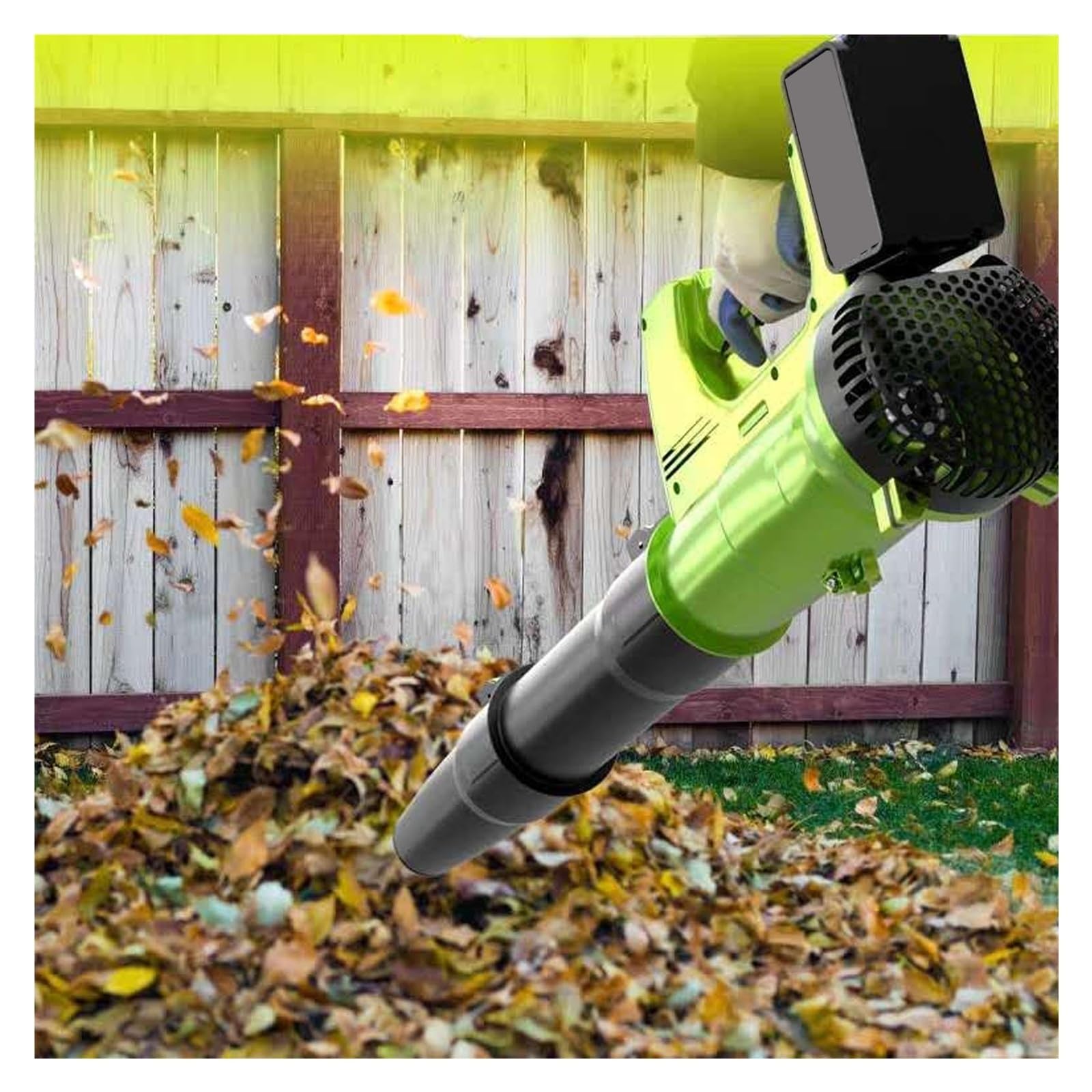 Soffiatore per foglie, Soffiatore a batteria, assiale, for foglie, neve, industriale, ricaricabile al litio, ad alta potenza, for forniture da giardino