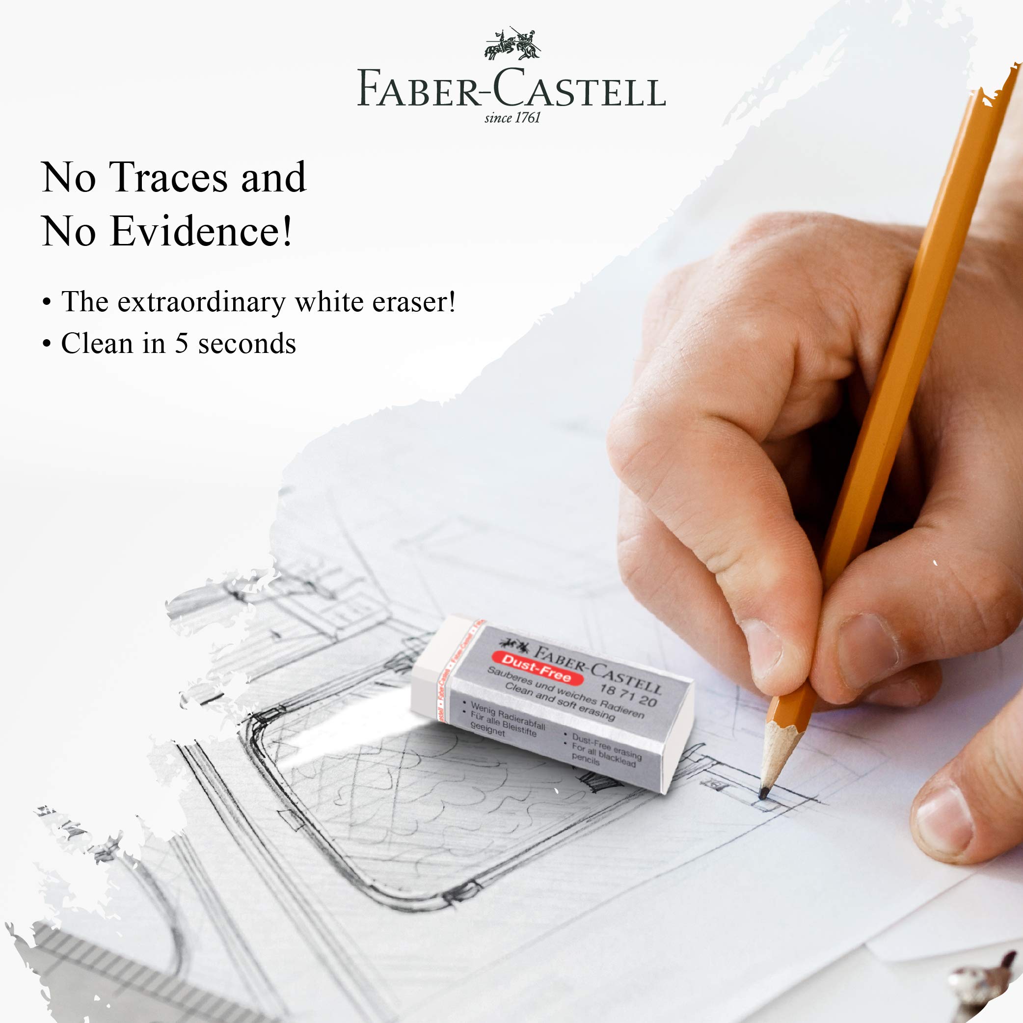 【Duru様用】WHITE VOID / Anti Amazon.com : Faber-Castell Dust Free White Eraser (Box of 20