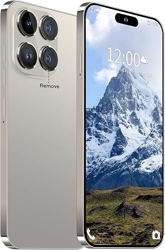 14PROMA X - Teléfono inteligente desbloqueado, 16+512 GB, Android 14 desbloqueado, batería de pantalla HD de 6.82 pulgadas de 6800 mAh con tarjeta