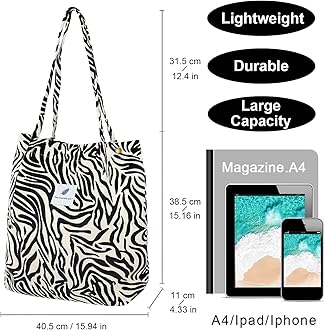 FITDON Tote Bag, Shoulder Handbags Big Capacity Shopping Bag with Inner Pocket for Women Girls