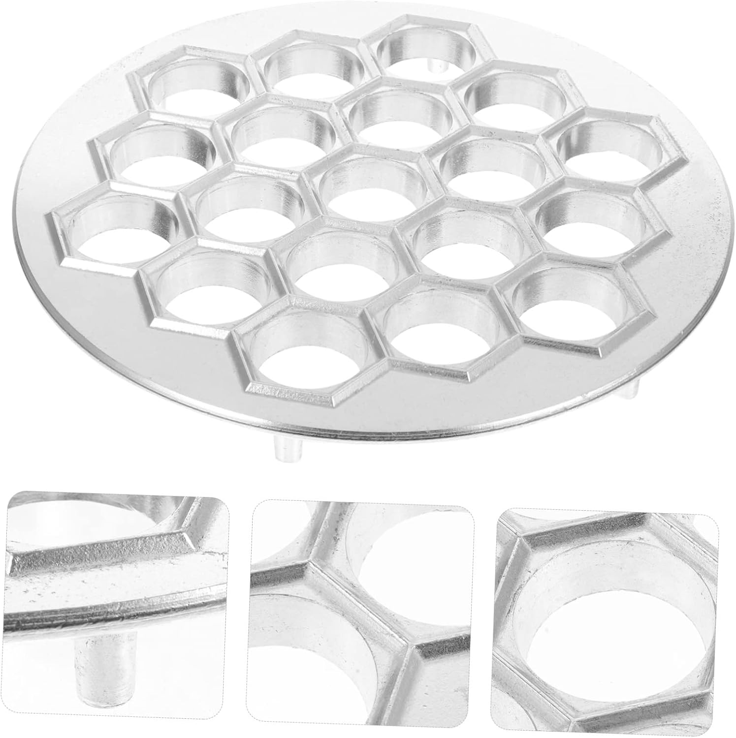 19holes Dumpling Maker Mold Metal Ravioli Press for Homemade Dumplings Vareniki Wontons for Kitchen Use Cavity Design for Efficient Cooking