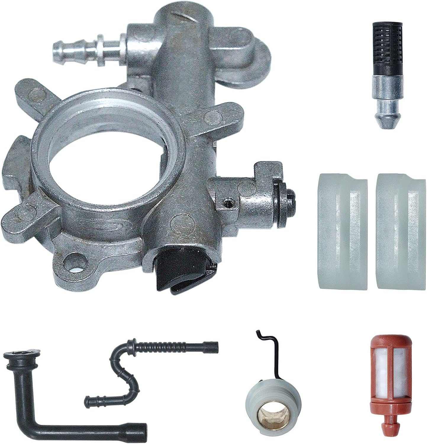 Oil Pump Worm Gear Kit For Stihl MS340 034 AV Chainsaw Fu Line Filter Bar Stripe, Oil Pump, Worm Gear, Fuel Line, Oil Line, Fuel Filter, Oil Filter, Bar Stripe.