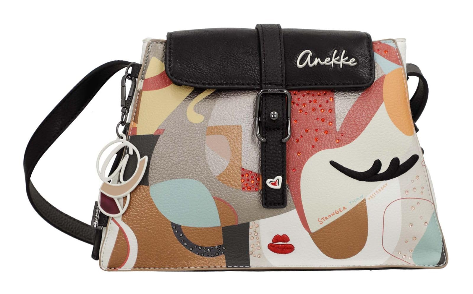 Bandolera mujer Anekke Eikon 42753-560 con solapa y cremallera - Mujer