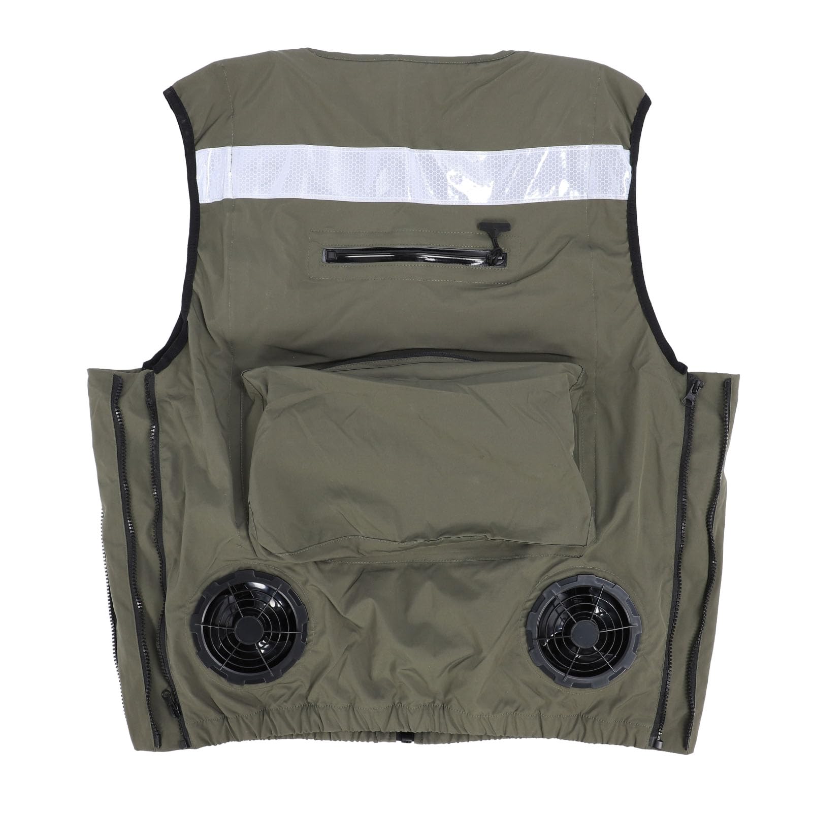 Gilet Rinfrescante Uomo Donna, Riflettente Regolabile con e Acqua | Gilet rinfrescante personale con multitasche, per lavoro all\'aperto, ciclismo, pesca, cucina, attrezzatura per la stagione