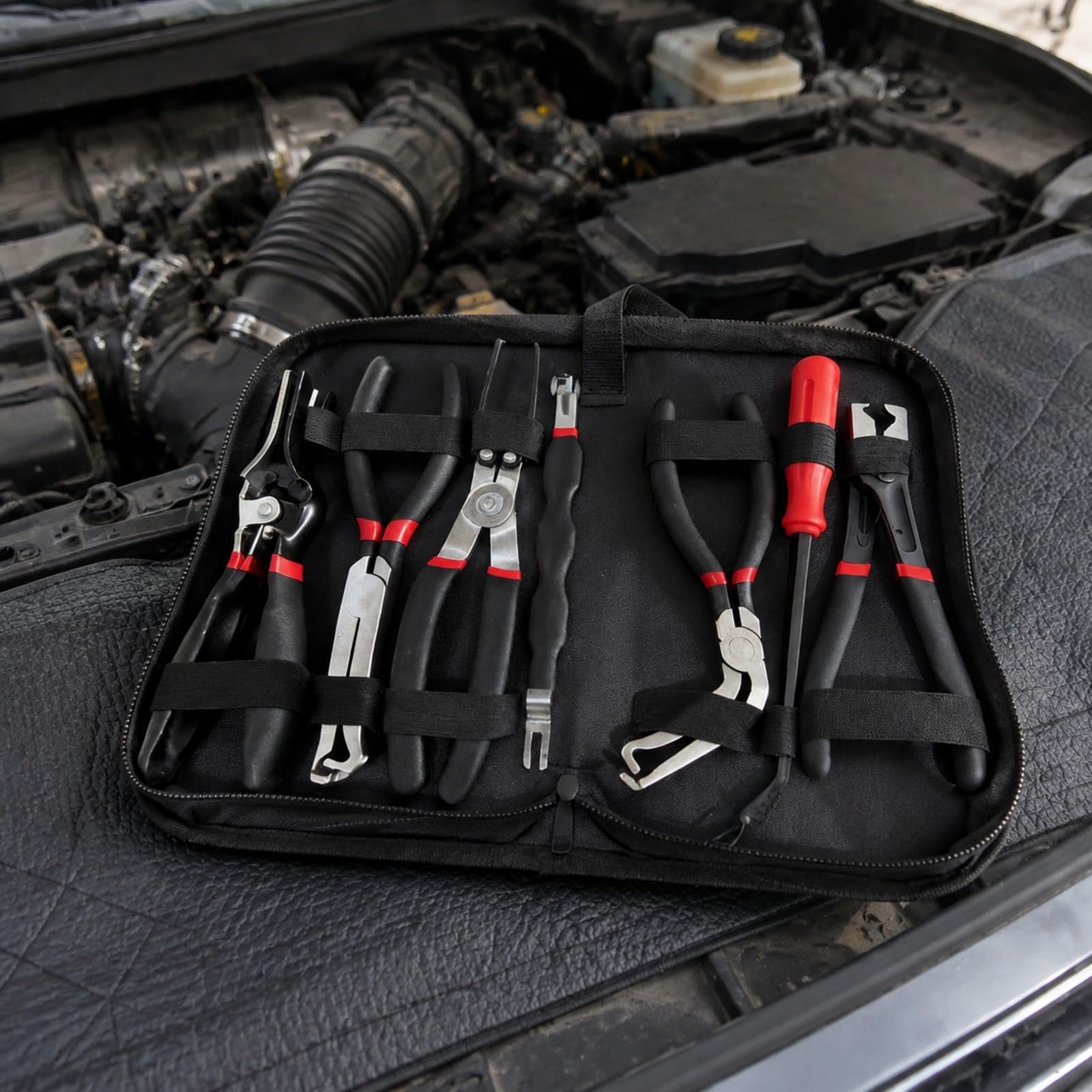 KESOTO Pinzas Corte para Electricidad Automotriz con Superficie Agarrote Acerada y Empuñadura Confortable Acuado para sconectar Terminales, Sin Bolsa