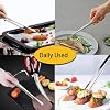 Barbecue Tong Tweezers stainless steel barbecue chef curling iron, professional kitchen tweezers, long handle food tweezers, multifunctional barbecue tweezers, barbecue tongs 30 cm