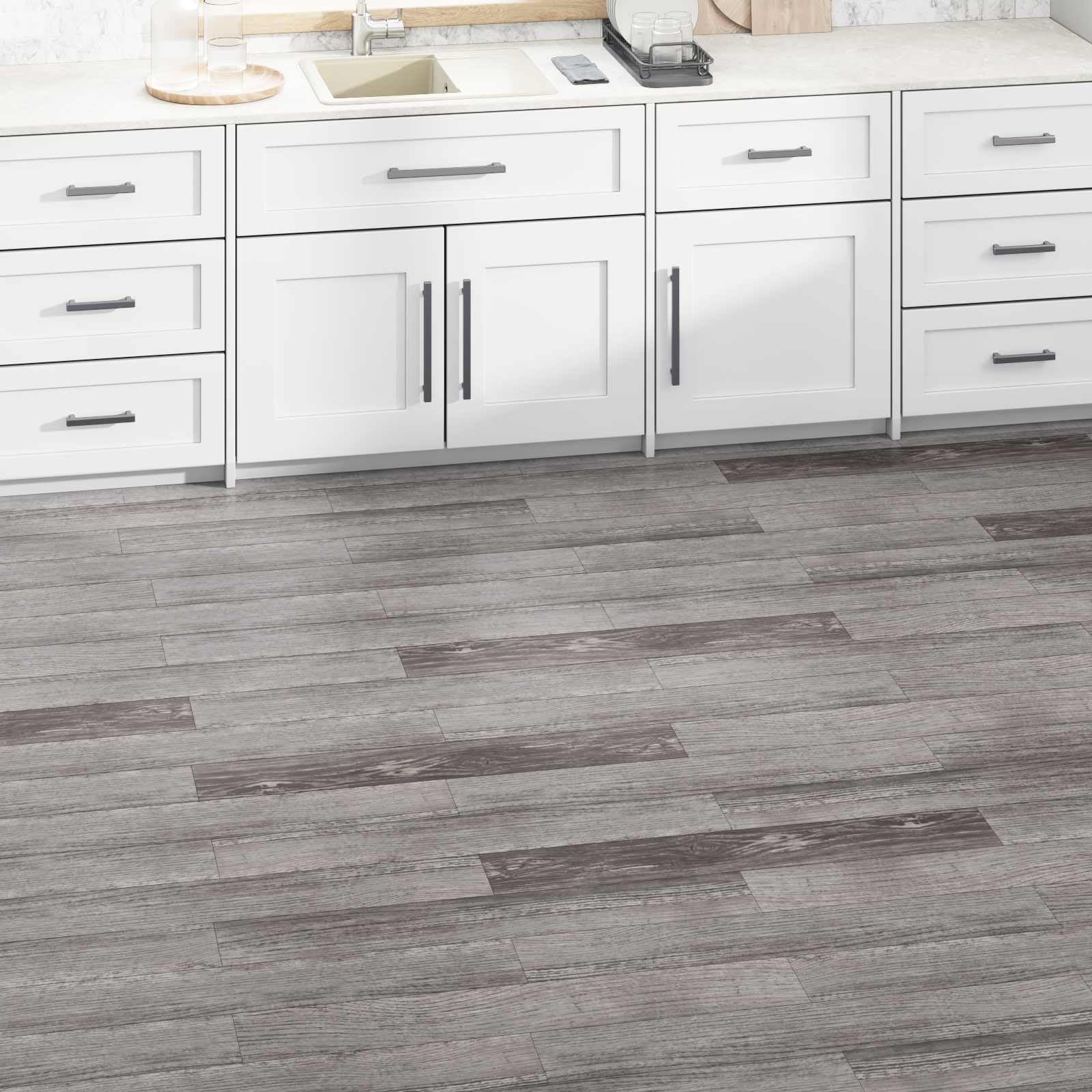 Tablones autoadhesivos de PVC con aspecto de madera, 36 unidades (5,02 m²), tablones rectangulares resistentes para interiores, fácil instalación de bricolaje, superficie de fácil cuidado para