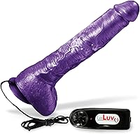 Vista 5 de LeLuv Vibrador Pene Venoso Realista de 10 Pulgadas con Ventosa Grueso Largo Rosa