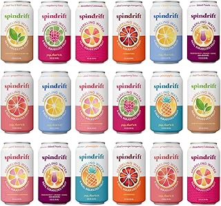 Sparkling Water, Ultimate Variety Pack – 9-Flavor Pack of 18 – Made with Real Squeezed Fruit, 12 Fl Oz Cans, 18-Count