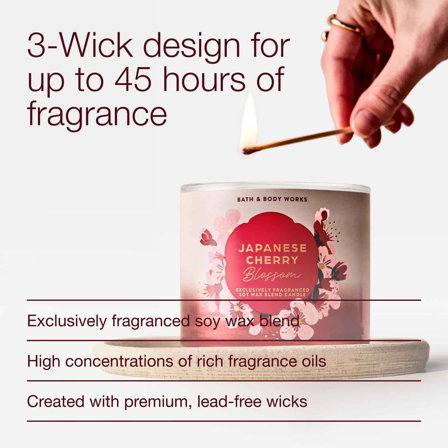 Amazon.com: Bath & Body Works Japanese Cherry Blossom 3-Wick