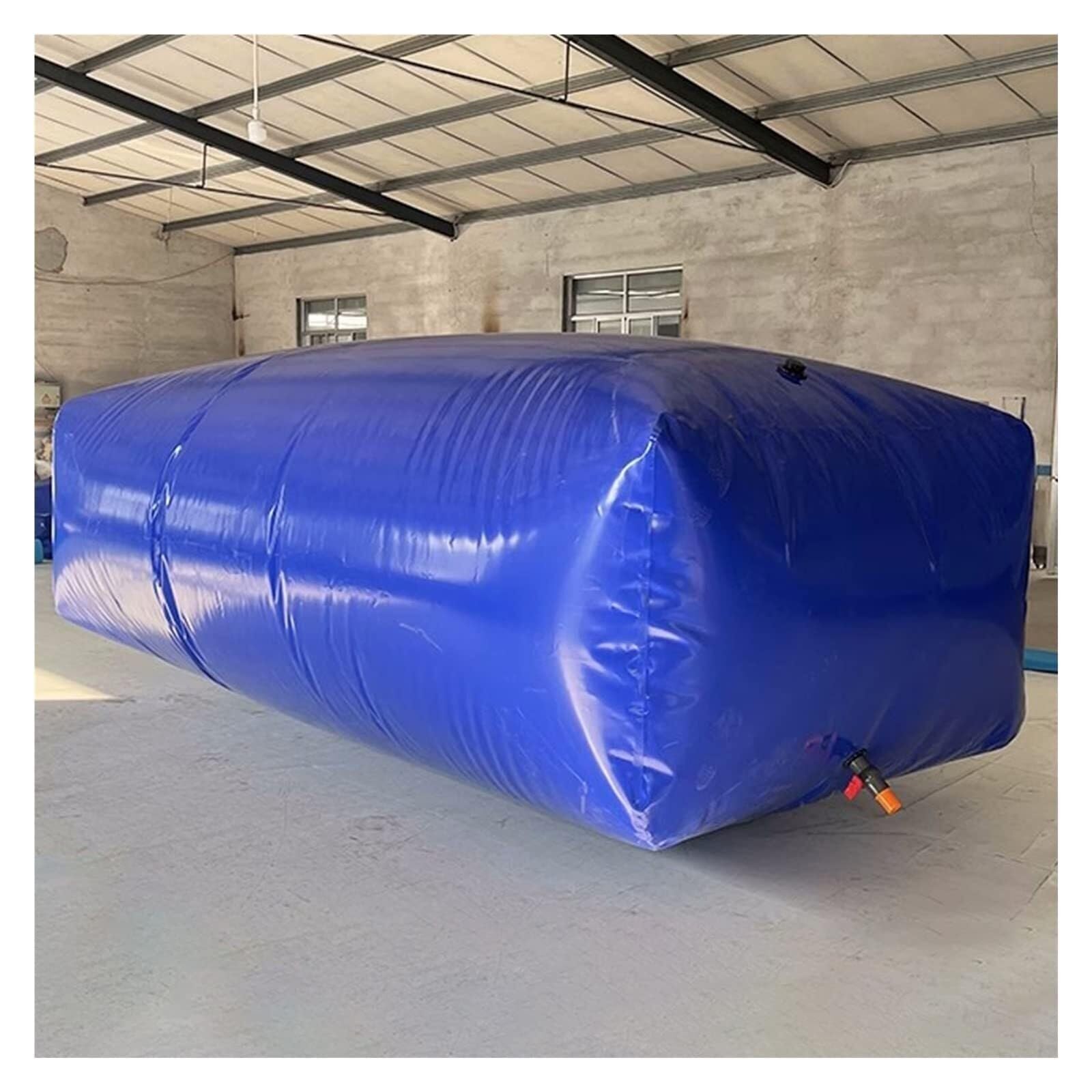 Depósito de Agua Flexible Tanque de Agua Gran Capacidad, Grifo Resistente a la presión, for construcción, Agricultura, Transporte, jardín, portátil con Pre-Loading Bag for Bridges