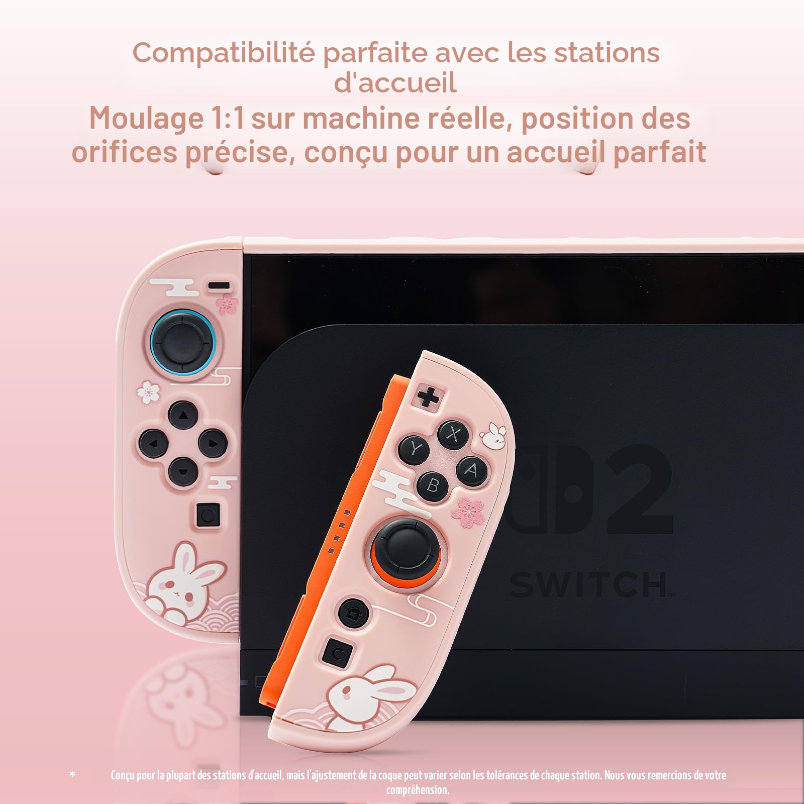 GeekShare Coque De Protection Pour Switch 2, Coque En PC Rigide, Etui Antidérapant, Anti-Rayures Et Résistante À L'Usure, Compatible Avec La Station D'Accueil