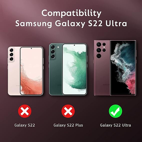 Custom Phone Case for Samsung Galaxy S22 Ultra 5G, Personalized Multi-Picture Collage Photos Phone Cases ,Customized Name Phone Cover for Birthday Xmas Valentines Her and Him,Uartify Clear Case