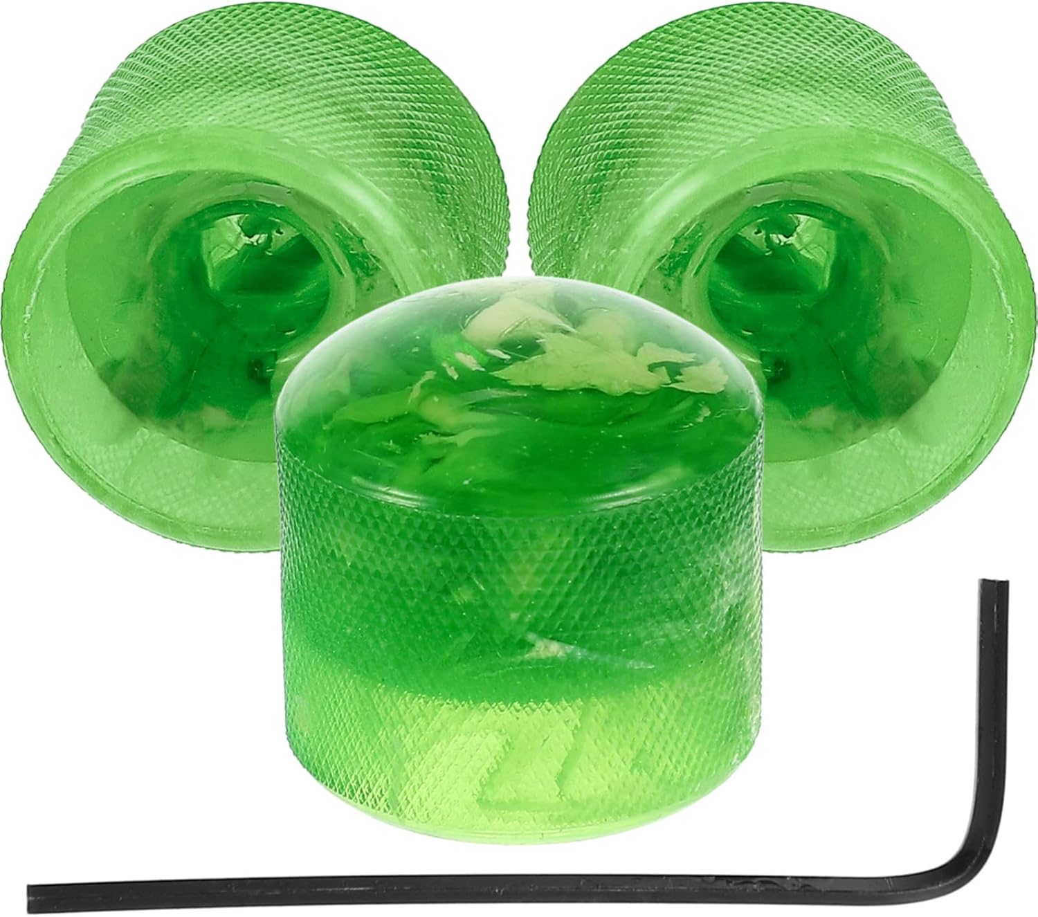 ERINGOGO Music Electric Guitar Tuner 3pcs Electric Guitar Knobs + 1 Wrench, Dome