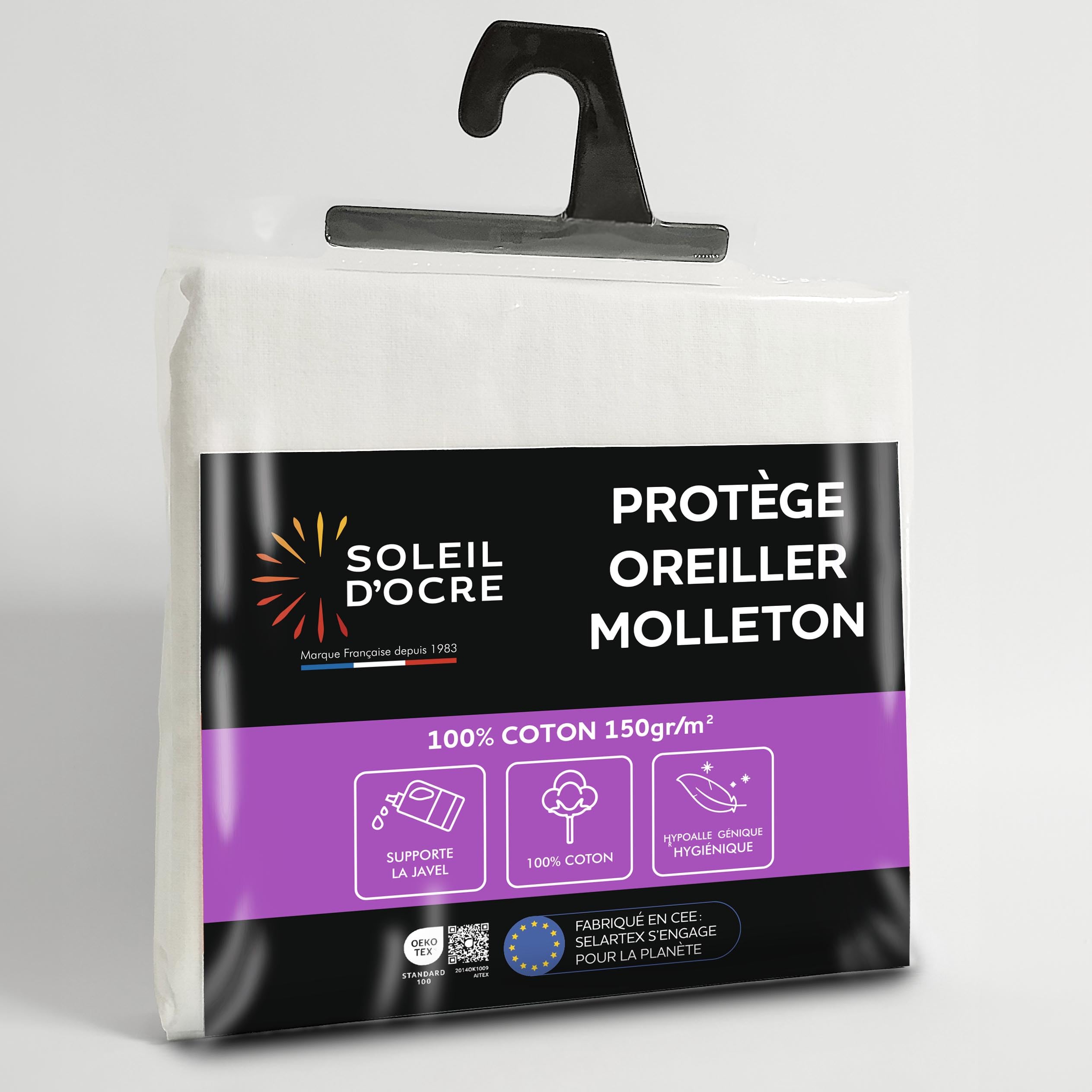 Molleton Pillowcase 50 x 70 cm 150 g, White