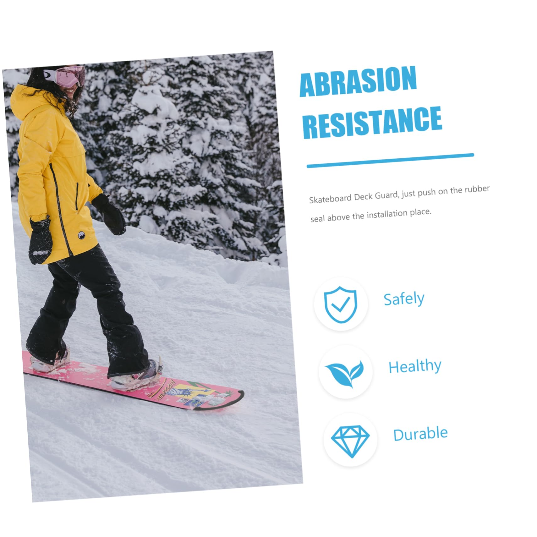 KOMBIUDA Barre De pour Snowboard Coussinets De Skate pour Enfants Coussinets De pour Genoux pour Planche À roulettes Patins pour Adultes Housse De