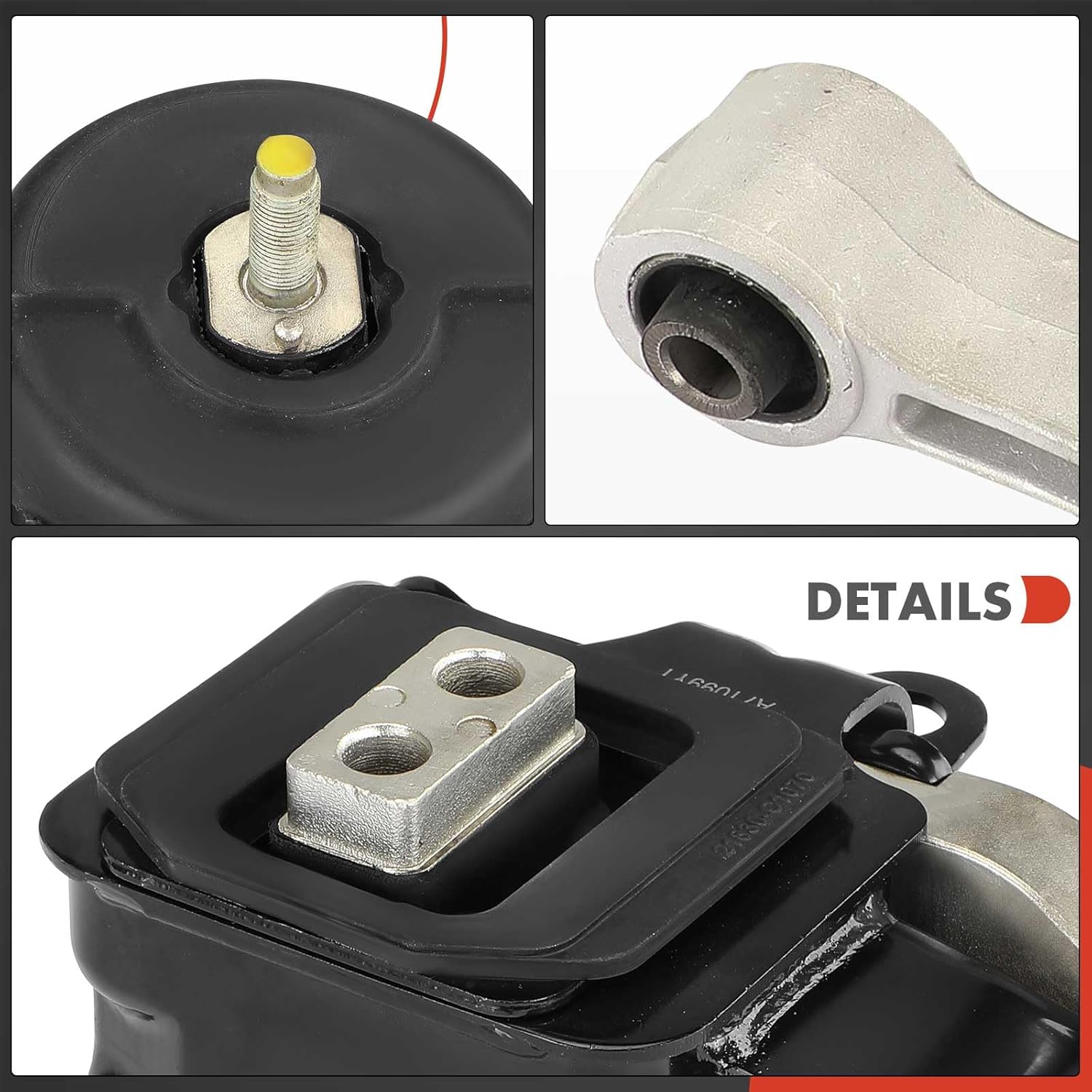 A-Premium 3PCS Engine Motor Mount Transmission Mount Torque Strut Mount Set Compatible with Hyundai Sonata 2015 2016 2017 2018 L4 2.4L, Automatic Transmission, Replace# 21810C1020 21830C1170