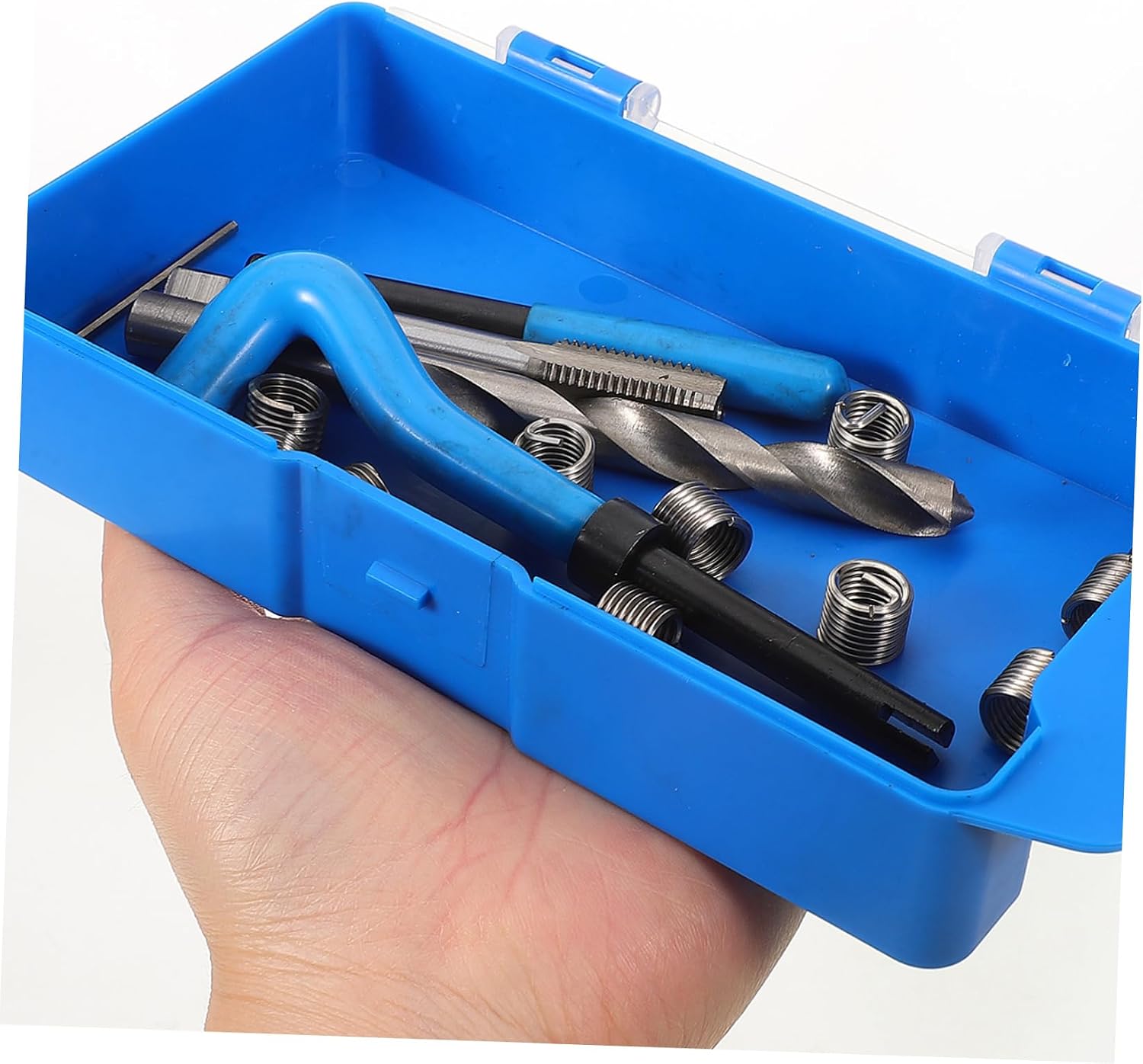 1set Threaded Repair Kit Inserts Easy Use Tool for Stripped Threads Automotive and Mechanical Applications for and Professionals