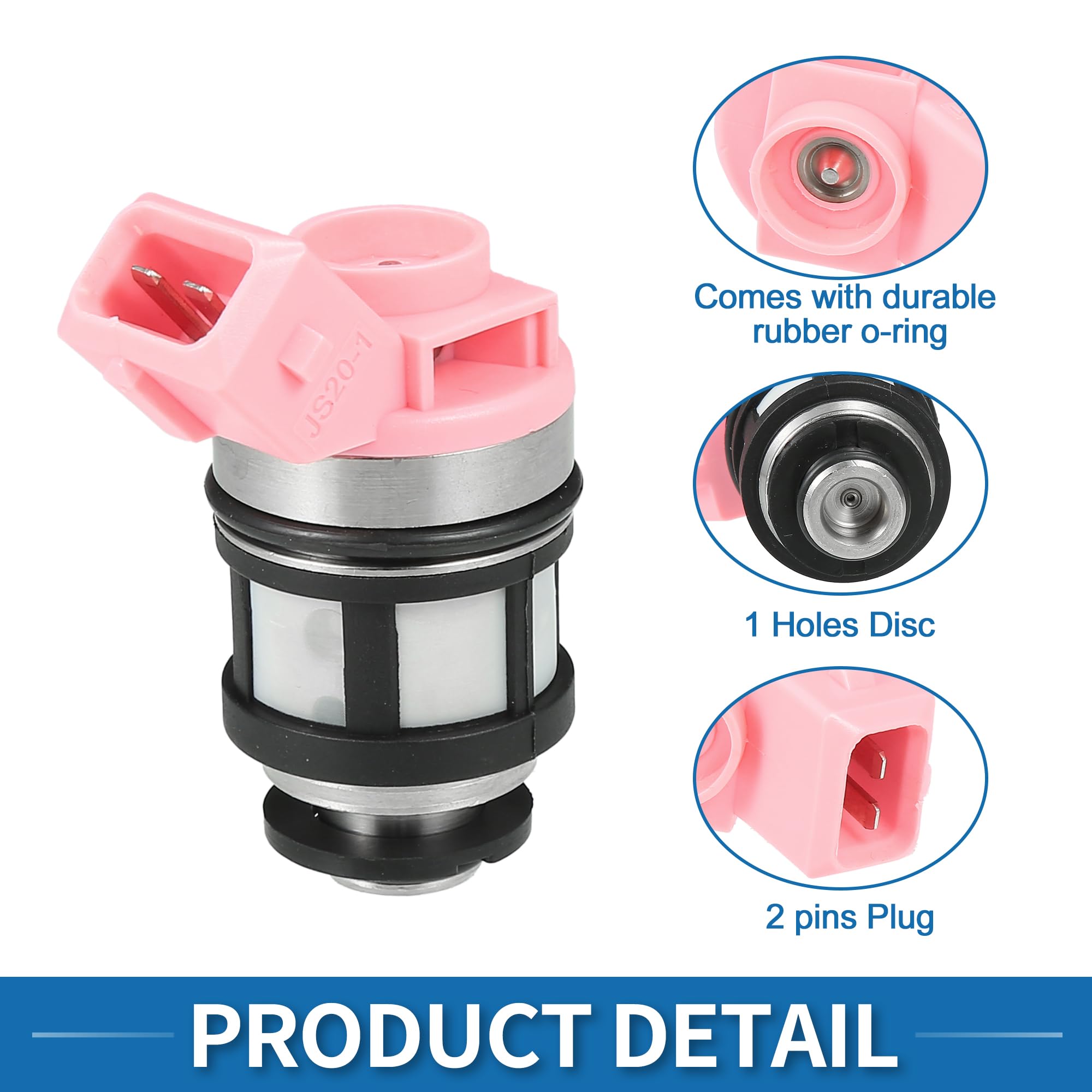 A ABSOPRO Injecteur De Carburant Pour Nissan Pathfinder 94-95 3.0L 6 Pièces