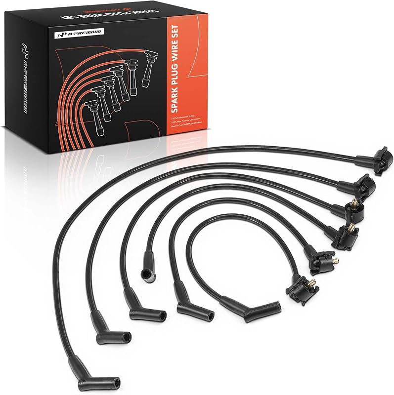 Jogo de cabos de vela A-Premium 8 mm para Ford V6 4.0L – 6 unidades
