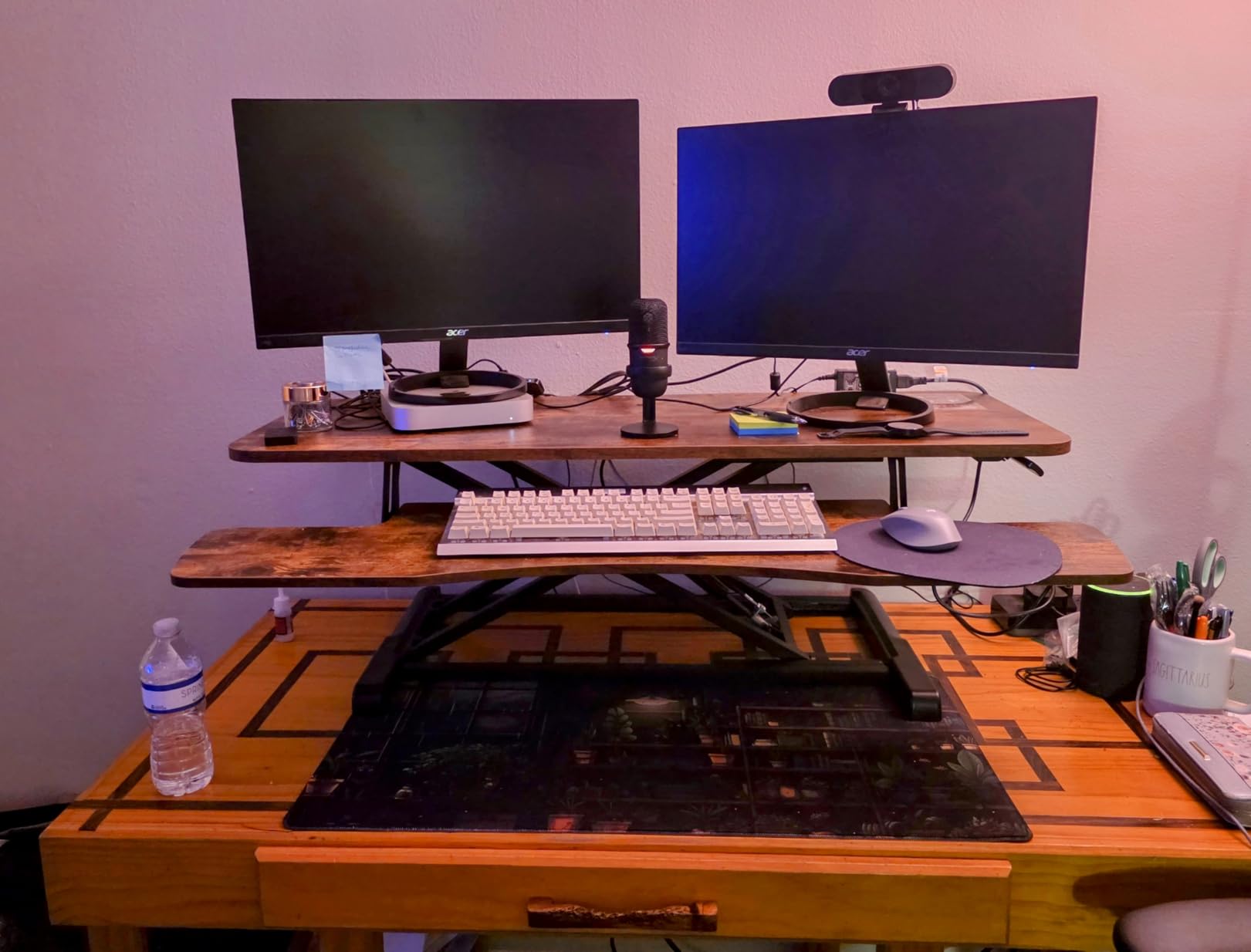 standing up desk converter
