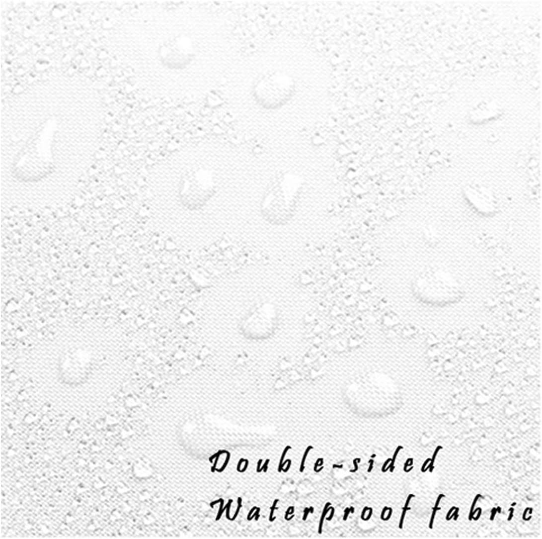 Fabric Shower Curtain: Nautical Stripe Design (Grey and White) 66x72inch