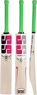 SS Josh Size-6 KW Cricket Bat, 1000 Grams, Short Handle for Men, Premium Willow for Leather Ball, Lightweight, Strong Gri... Price In India