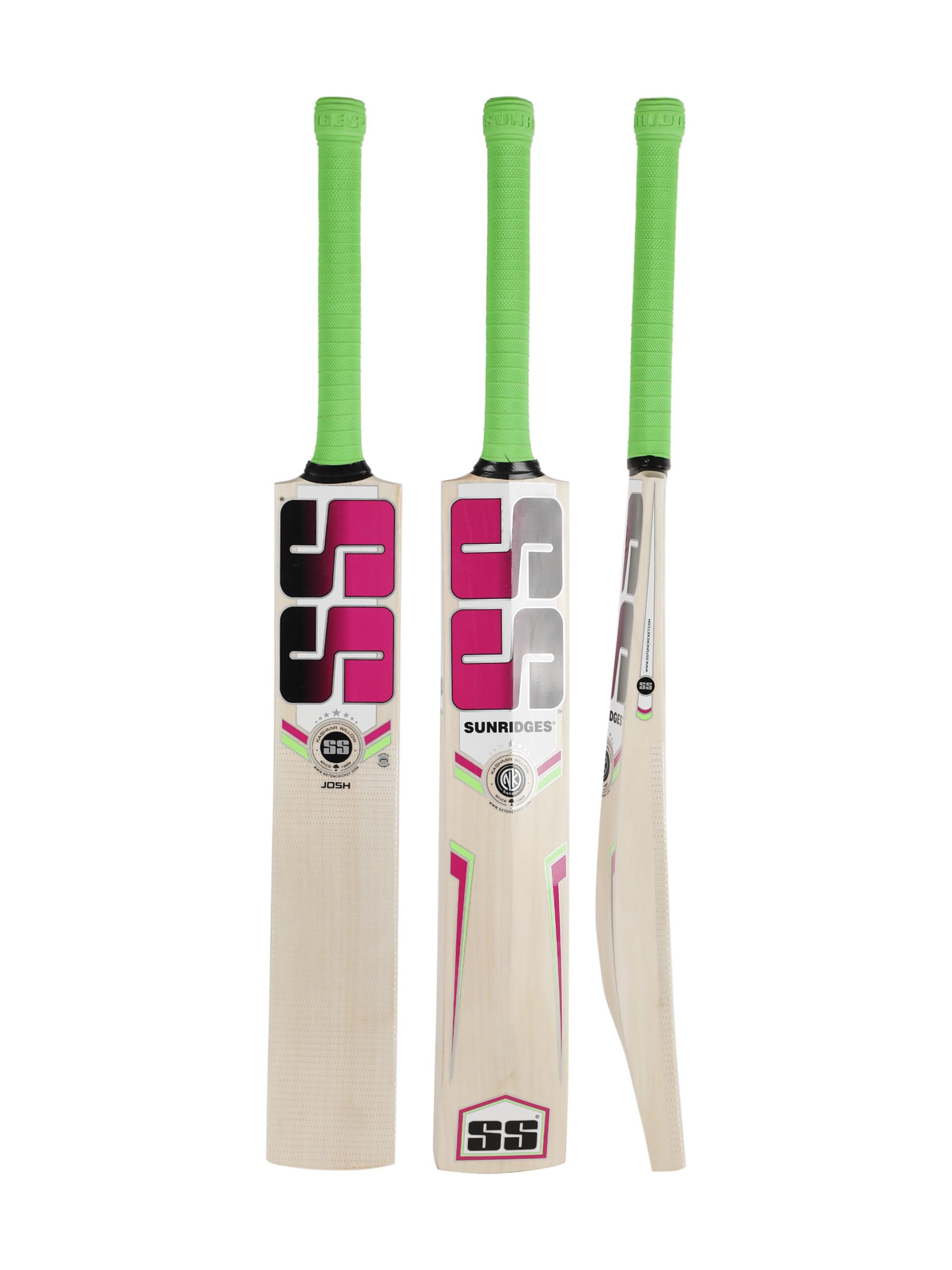 SS Josh Size-6 KW Cricket Bat, 1000 Grams, Short Handle for Men, Premium Willow for Leather Ball, Lightweight, Strong Grip, Shock Absorption, Ideal for Professional Players-image-20