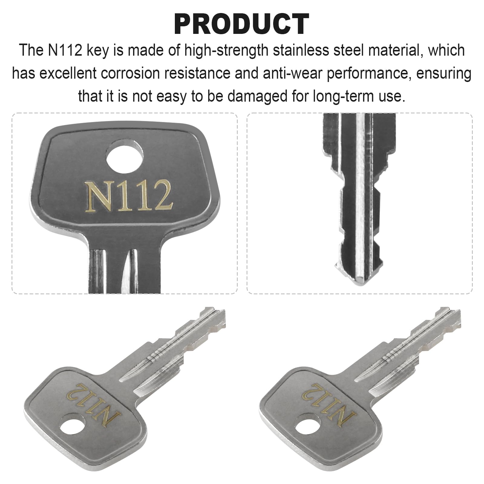 Hugexpen Key for Thule Key Replacement,for Roof Racks