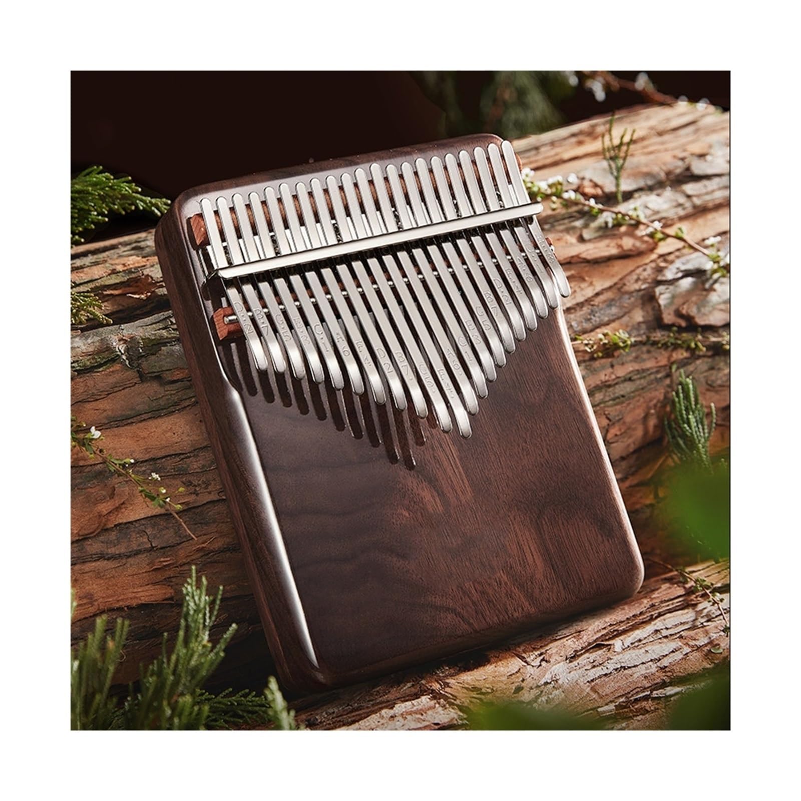 kalimba mini 21-tonowy kalimba fornir z czarnego orzecha kalimba fortepian palcowy instrument muzyczny fortepian kciukowy