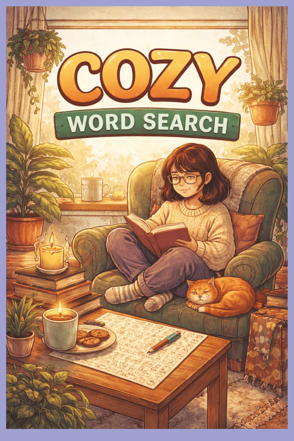 Relaxing Word Search for Introverts: Large Print Puzzles for Adults Featuring Cozy Themes, Introvert Life, Relaxation, and Stress Relief