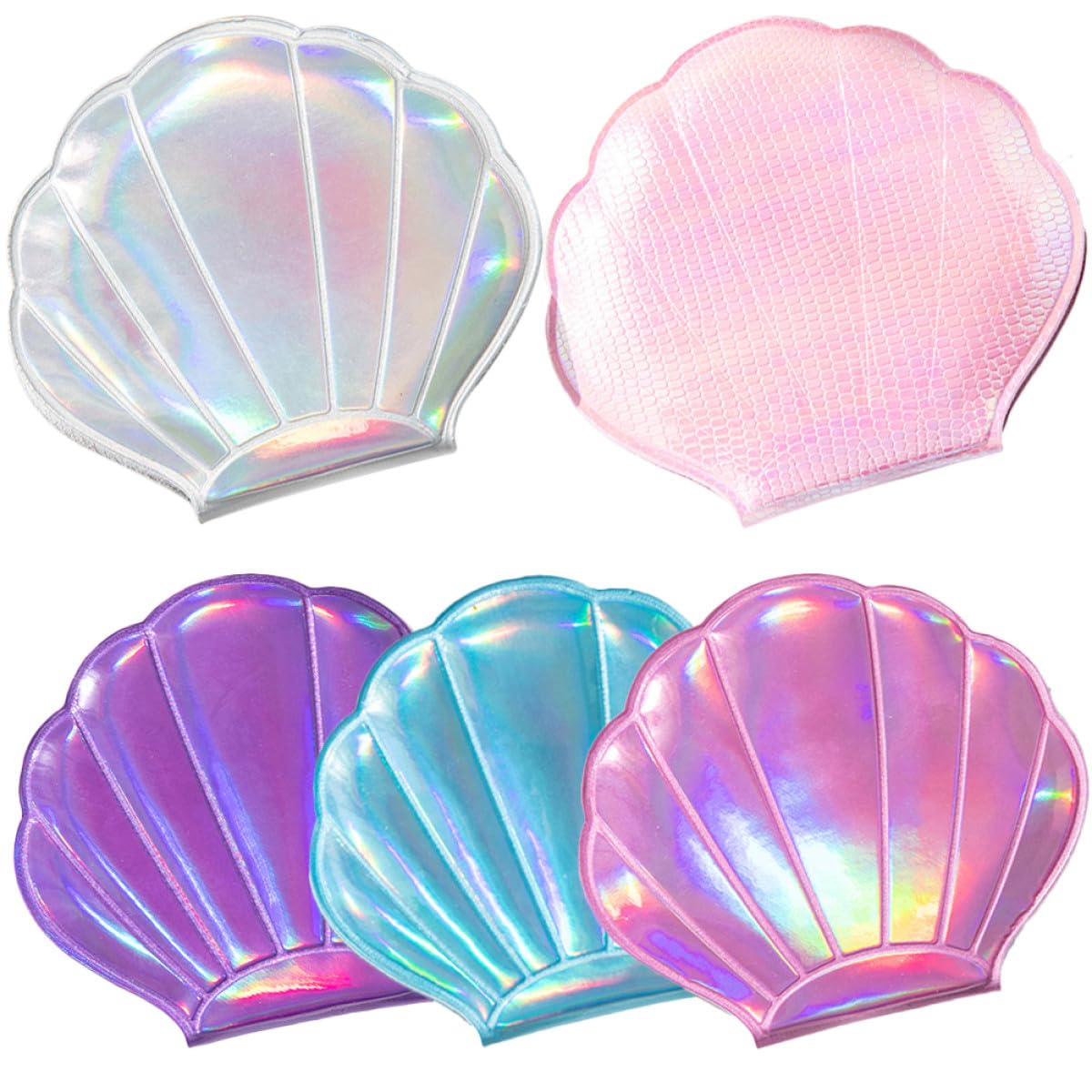 Espejo compacto para viaje OUNONA: pack de 5 espejos dobles de colores variados