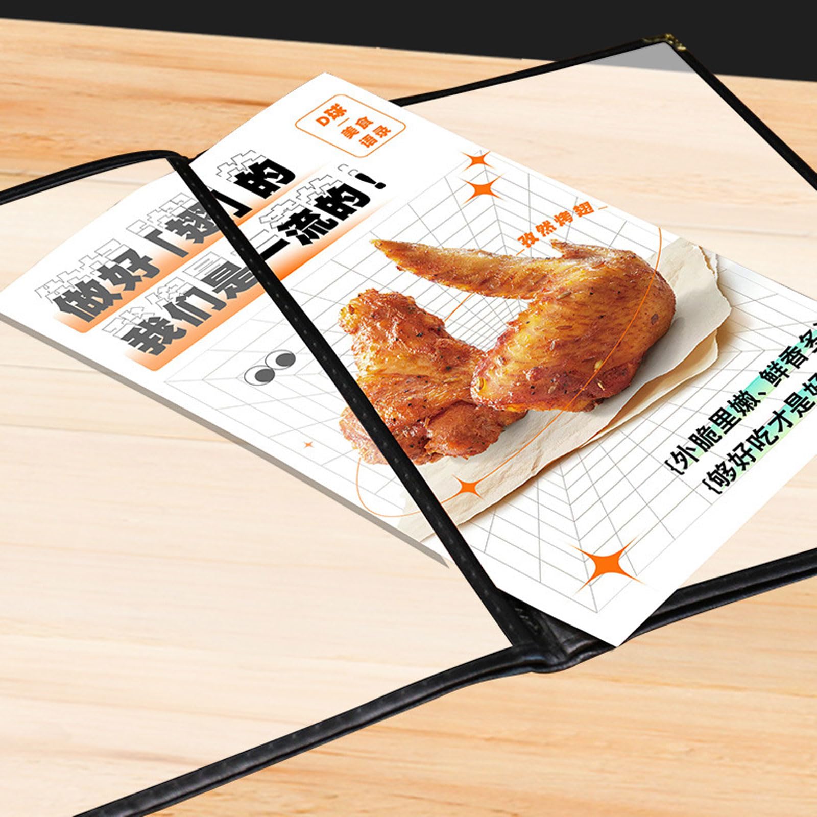 10 Piezas,Libro de menú de Restaurante,Cubiertas de menú,Transparente Restaurante Menu Cubierta,menú del Restaurante,con Esquinas Decorativas,para Bar,cafetería,Restaurante.