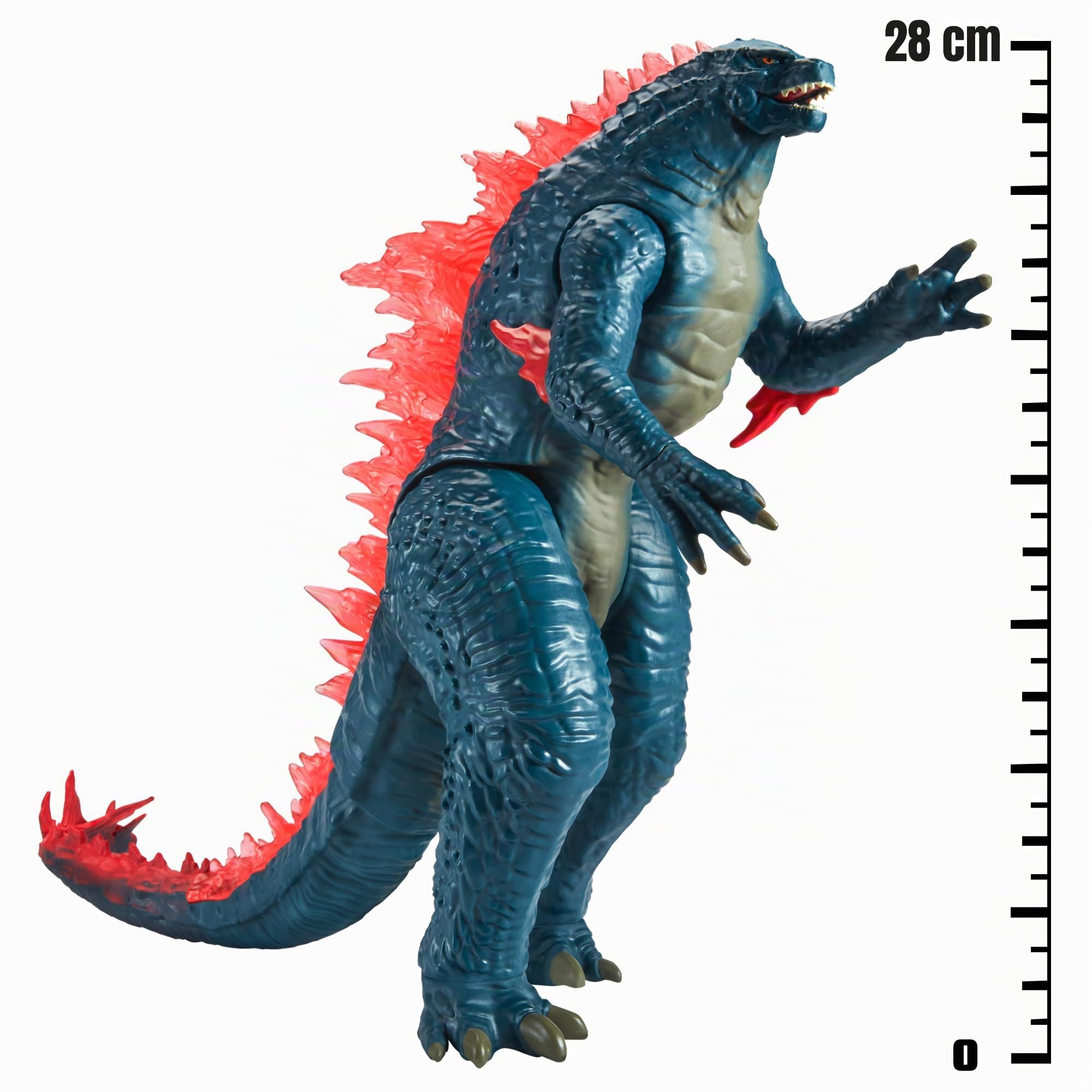 MonsterVerse Figura Giant Godzilla basada en la película de Godzilla vs Kong, Accesorios incluidos para recrear luchas, Múltiple Puntos de articulación, +3 años, Famosa (MN300100)