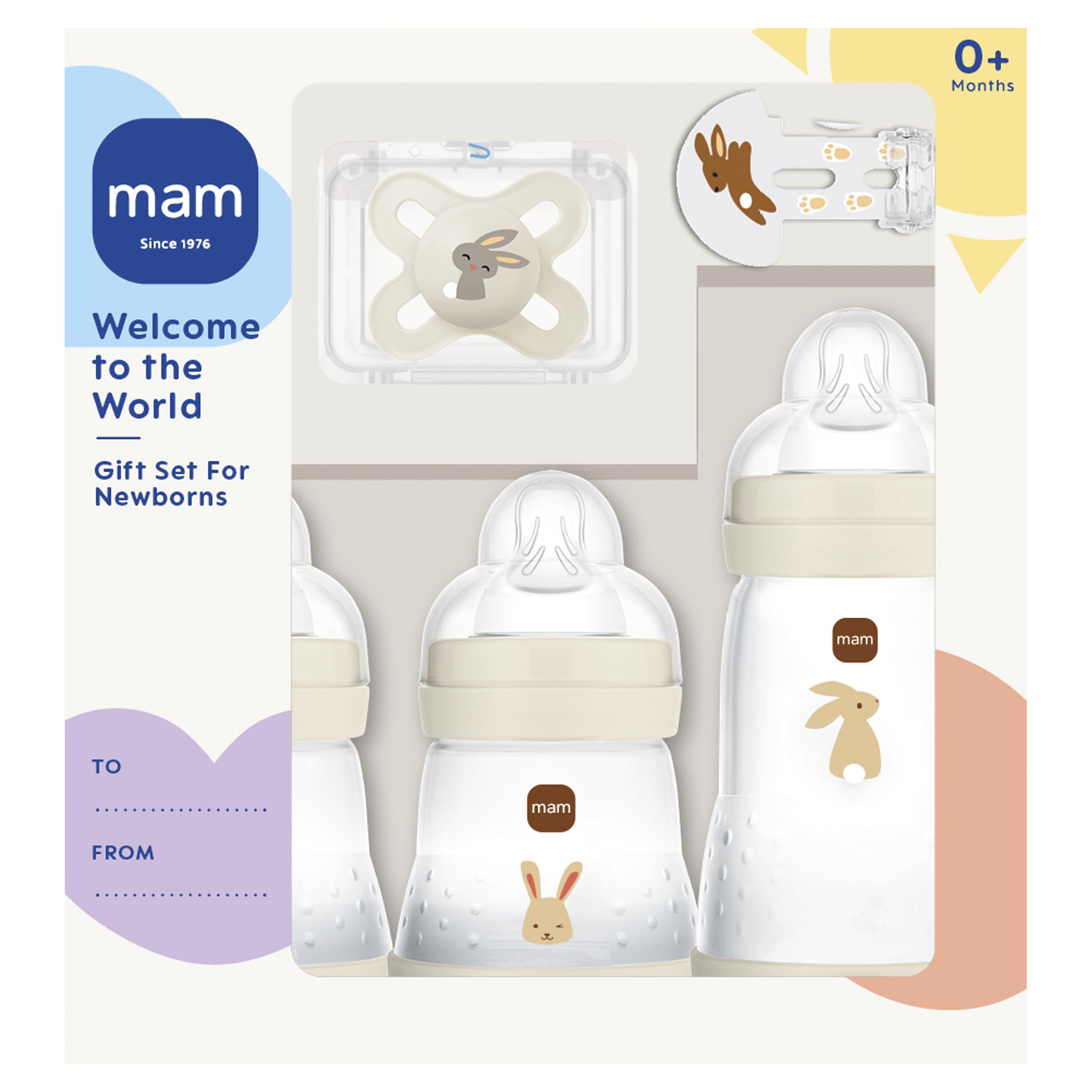 Ensemble pour nourrir bébé Welcome to the World - MAM - Unisexe - Blanc