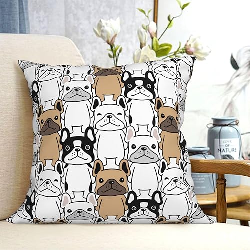 Miniatura 4 de Aimeryup Throw Pillow Covers 12x12 Inch Cartoon Cool Dog Decorative Pillow Covers Cushion Covers cojines decorativos para sala Pillow Cases Cute