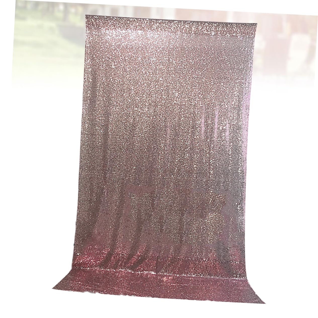 Telo Sfondo a Paillettes 125x180 Cm in Poliestere Oro