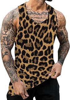 Men's Gym Tank Tops Dry-Fit Workout Sleeveless Tops Gym Basketball Tank Tops Training Bodybuilding Shirts Fashion Workout Fitness Stretchy Big Tank Top Sports Shirt Summer Workout Tank Tops
