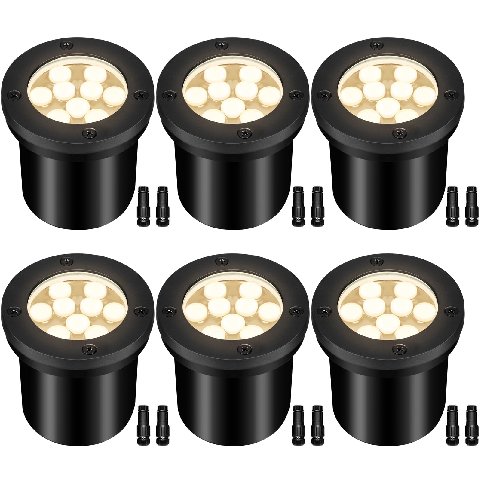 Photo 1 of AOAXL 9W In-Ground Landscape Lights (6 Pack)