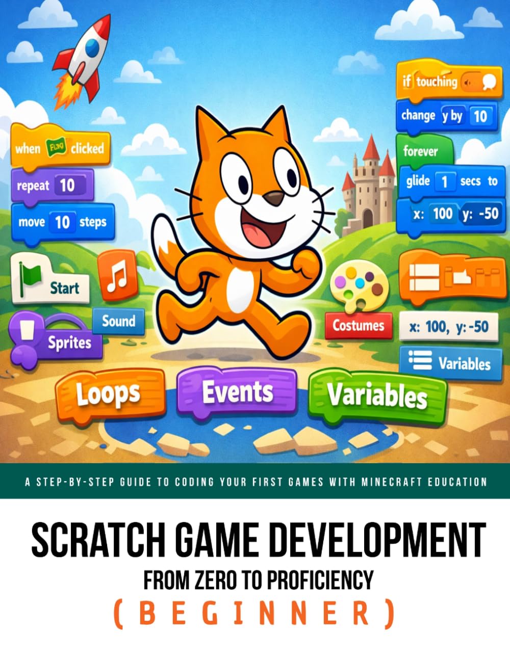 Scratch Game Development From Zero To Proficiency (Beginner): Learn Programming by Building a Complete Scratch Game