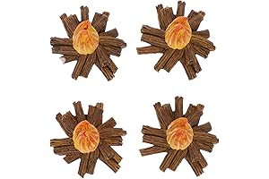 Miniature Resin Campfire Centerpiece for Cozy Camp Vibes