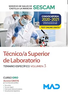 Técnico-a superior de laboratorio del servicio de salud de castilla-la mancha . Temario específico volumen 3